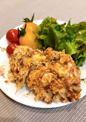 簡単♪鶏胸肉のアーモンド揚げ-レシピのメイン写真