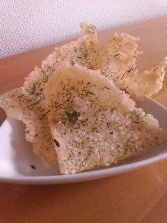 材料コレだけ!?ライスせんべいのりしお味-レシピのメイン写真