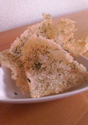材料コレだけ！？ライスせんべいのりしお味-レシピのメイン写真