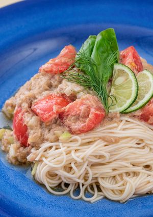ピリ辛素麺~カッペリーニ風~-レシピのメイン写真
