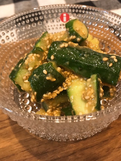 たたききゅうりの味噌ごまあえ-レシピのメイン写真