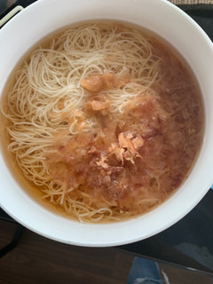梅かつおの白だし素麺-レシピのメイン写真