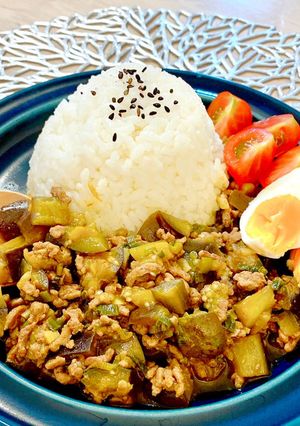 ★なすとひき肉のキーマカレー★簡単！-レシピのメイン写真