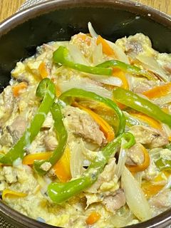 サバ缶で野菜たっぷり他人丼-レシピのメイン写真