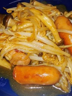 超手抜き☆ウインナーの焼き肉のタレ炒め-レシピのメイン写真
