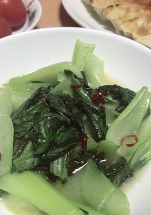 青梗菜の中華風炒め-レシピのメイン写真