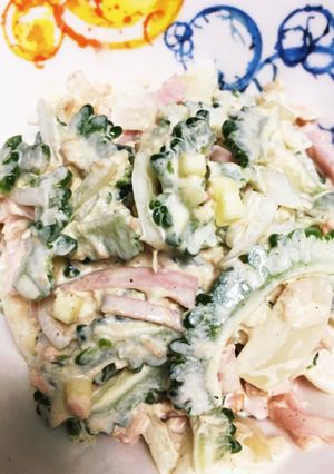ツナとゴーヤのチーズサラダ-レシピのメイン写真