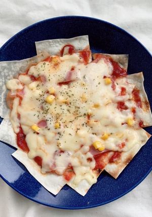 余った焼売の皮で作る簡単ピザ！-レシピのメイン写真