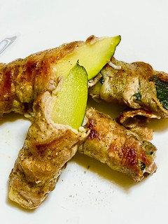 ズッキーニの豚バラ巻き焼き-レシピのメイン写真