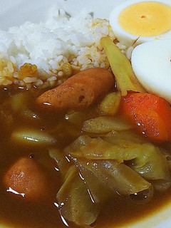キャベツとウインナーのスープカレー-レシピのメイン写真