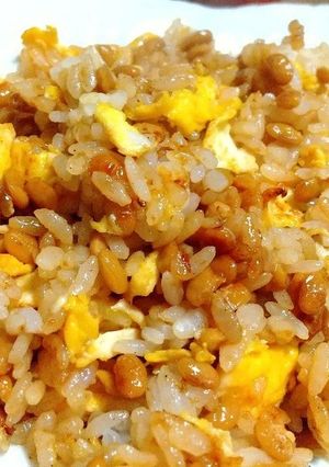 男の酔いどれ飯~納豆チャーハン~-レシピのメイン写真