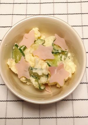 子供と一緒に♡レンチン！ポテトサラダ-レシピのメイン写真
