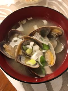 ほっとする美味しさ!あさりの味噌汁-レシピのメイン写真