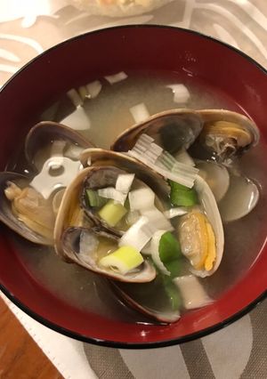 ほっとする美味しさ！あさりの味噌汁-レシピのメイン写真