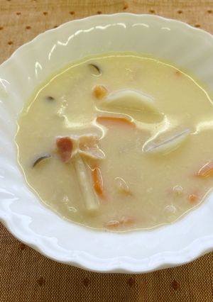 かぶのみそミルクスープ-レシピのメイン写真