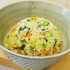 รูปของ 非常食米消費にも!大葉とピーマンの炒飯