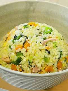 非常食米消費にも!大葉とピーマンの炒飯-レシピのメイン写真