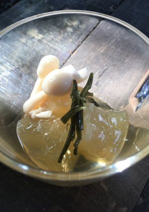 冬瓜と綾ホワイトシメジの昆布あんかけ-レシピのメイン写真