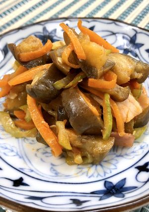 ナスのケチャップカレー炒め-レシピのメイン写真