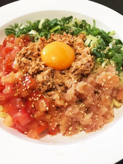 お手軽シーチキンまぜそば-レシピのメイン写真