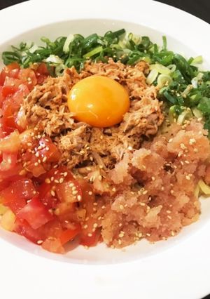 お手軽シーチキンまぜそば-レシピのメイン写真