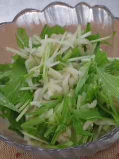 水菜のナムル-レシピのメイン写真