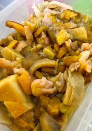 鶏皮きのこオーブン焼き-レシピのメイン写真