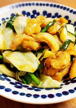 鶏肉とキャベツの甘酢炒め-レシピのメイン写真