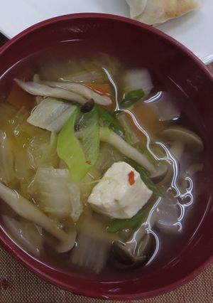 白菜のピリ辛スープ-レシピのメイン写真