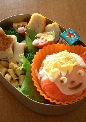 かわいい!遠足に!ポニョ弁当♪-レシピのメイン写真