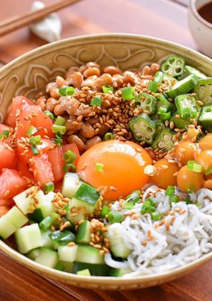 時短簡単！ネバネバヘルシー素麺-レシピのメイン写真
