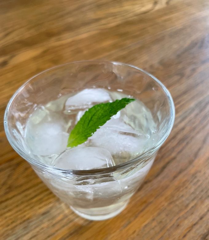 炭酸水で割るミントシロップ-レシピのメイン写真
