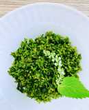 シソの実の塩漬け　さっと茹でる作り方