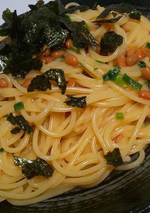 簡単すぎる、納豆パスタ🤣❤️-レシピのメイン写真
