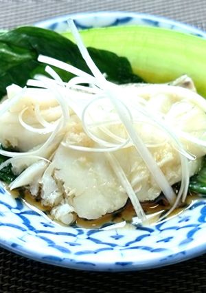レンジで！タラの中華蒸し風（透析食）-レシピのメイン写真