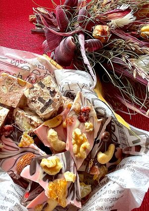 バレンタインに❣️簡単チョコレートバーク-レシピのメイン写真