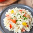 炊飯器で簡単♪パプリカと海老のピラフ