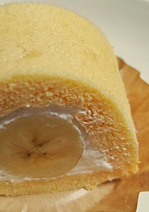 ★おからで作る＊バナナロールケーキ＊♪-レシピのメイン写真