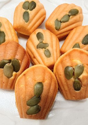 ♬かぼちゃのふわふわマドレーヌ♬-レシピのメイン写真