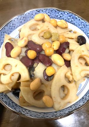 やみつき！無限豆蓮根-レシピのメイン写真