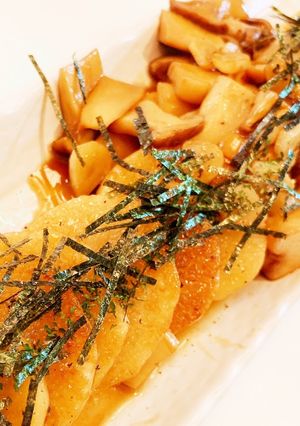 山芋とエリンギのガーリックバター醤油♪-レシピのメイン写真