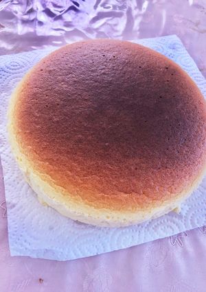 絶品!ふんわりスフレチーズケーキ♪2個分-レシピのメイン写真