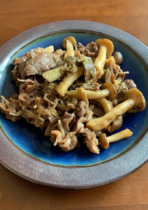 簡単！牛肉の鰻タレ炒め-レシピのメイン写真