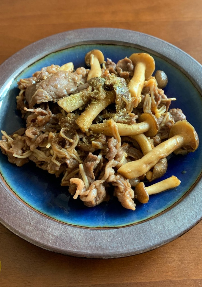 簡単！牛肉の鰻タレ炒め-レシピのメイン写真