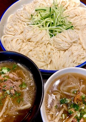 スタミナ肉汁そうめん!-レシピのメイン写真