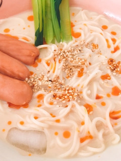 豆乳ピリ辛素麺(冷)-レシピのメイン写真