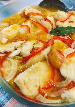カルディー黄色トマト缶夏オススメ南蛮漬け-レシピのメイン写真