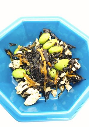 【病院】ひじきと豆腐炒り煮【給食】-レシピのメイン写真