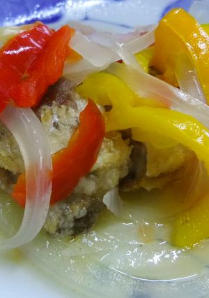 【病院】魚パプリカ甘酢づけ【給食】-レシピのメイン写真