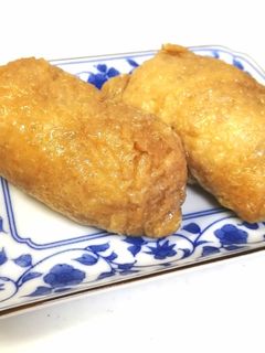 めんつゆだけ☆レンジで甘くない稲荷寿司-レシピのメイン写真